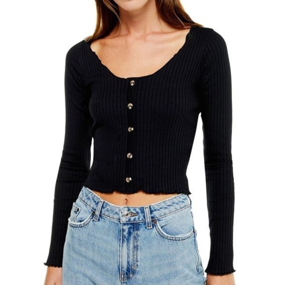 Topshop Lettuce Edge Top​​